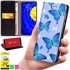 BLUEMOON Futrola tipa novčanik za Motorola Edge 50 Fusion - maska s otiskom + staklo 9H