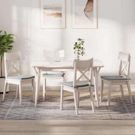 Jastučići za sjedenje 4 kom 40x40x3 cm, svijetlo sivi