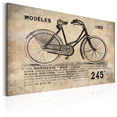 Slika N° 1245 Bicyclette 120x80