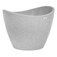 Siva tegla za cvijeće Grapano Rondi, ø 23,3 cm
