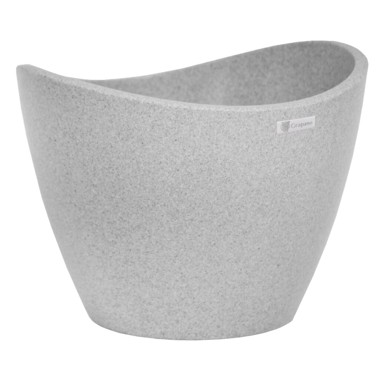 Siva tegla za cvijeće Grapano Rondi, ø 23,3 cm