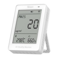 SONOFF Monitor kvalitete zraka AirGuard SAWF-07P, WiFi, LCD, PM2.5