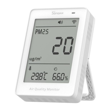 SONOFF Monitor kvalitete zraka AirGuard SAWF-07P, WiFi, LCD, PM2.5