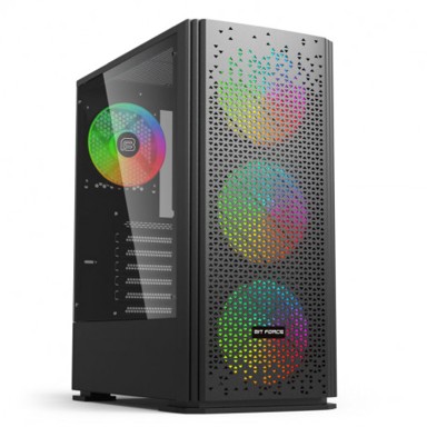 BIT FORCE Stolno računalo Gamer R75060 / AMD Ryzen 7 5700X, 32GB, 1TB SSD, GeForce RTX 5060, Windows 11 Pro, crna