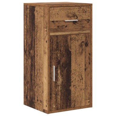 Ormar za pohranu, konstruirano drvo, srednji, staro drvo