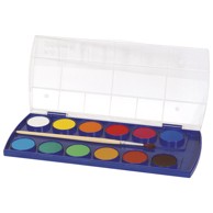 PELIKAN Vodene boje, 12 boja, kist, promjer 30 mm