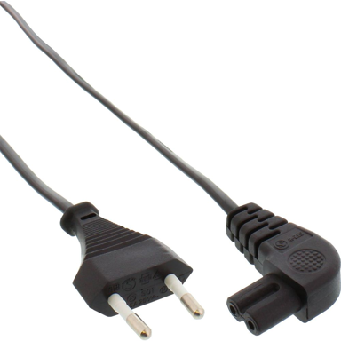INLINE Kabel za napajanje 16754D, CEE7/16-C7, 10 m, crna