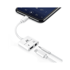 MACLEAN Adapter USB-C na USB-C + 3.5 mm audio MCTV-848, PD 30 W, crna