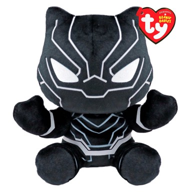 TY Plišana igračka Marvel BLACK PANTHER, 15cm