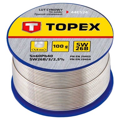 TOPEX Žica za lemljenje, 1,5 mm, 60%