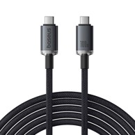 BASEUS Kabel za punjenje Explorer Series, Crystal Shine USB-C na USB-C 100W, 1, 5m, 20Gb 