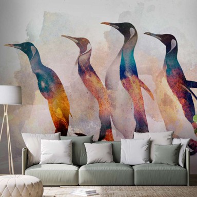 Foto tapeta Penguin Wandering 200x140