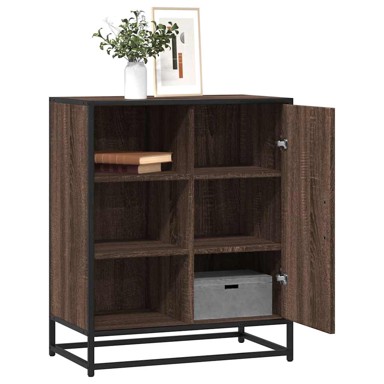 Komoda smeđi hrast 62x35x76 cm konstruirano drvo