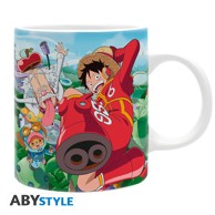 Šalica One Piece Egghead Luffy & Vegapunk 320ml, višebojna