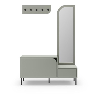 MARCKERIC Zeleni/sivi set za hodnik Bea