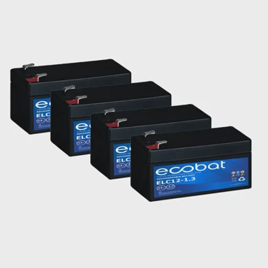 ECOBAT AGM baterija 12V 1.3Ah, VRLA, bez održavanja (4 kom)