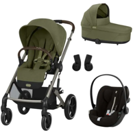 CYBEX Dječja kolica Balios S Lux set S – mahovina zelena