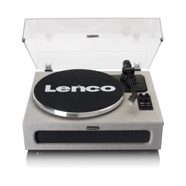 LENCO Gramofon LS-440GY, Bluetooth, RCA izlaz, AUX ulaz, zvučnici 2x10W + 2x10W, siva