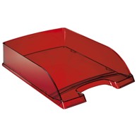 LEITZ Ladica 52260028 za spise, prozirno crvena