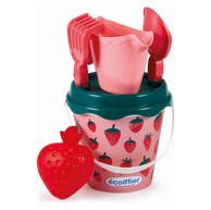 ECOIFFIER Set za pijesak s kantom Jagoda