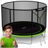 NEO-SPORT Vrtni trampolin 252 cm (8 ft), vanjska mreža i ljestve