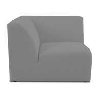 SCANDIC Siva modularna sjedeća garnitura od bouclé tkanine (promjenjiva) Roxy, 98x98x73 cm