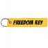 Privjesak za ključeve Freedom Key, žuti
