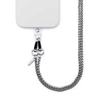 CRONG Traka za telefon Phone Crossbody, srebrna karika