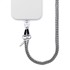 CRONG Traka za telefon Phone Crossbody, srebrna karika