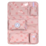 LÄSSIG Zaštita za vozačevo sjedalo Pattern Party 12040117025, roza