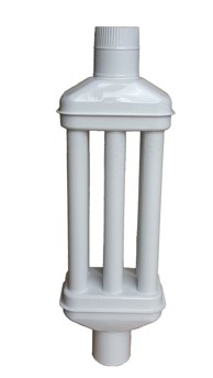 Dimni radijator Žemini, 1 m, FI 120 mm, bijeli