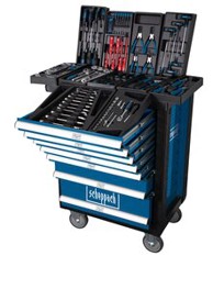 SCHEPPACH Kolica za alat TW1000, set od 263 dijela, 7 ladica