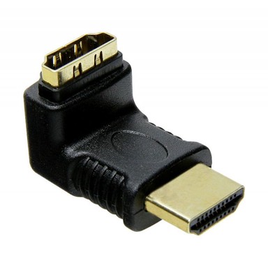 INLINE HDMI adapter muški/ženski, kutni, crni 17600F