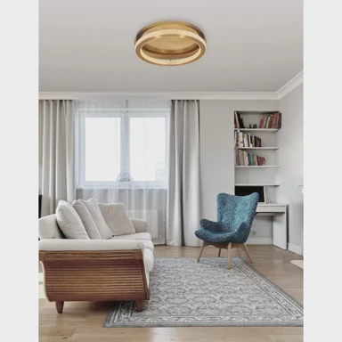 NOVA LUCE Plafonska svjetiljka Fiore LED 40 W, 3000 K, 2139 lm, dimm, IP20 NL9285420, zlatna