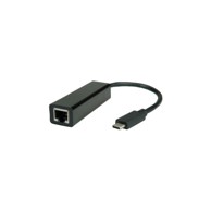 ROLINE VALUE adapter, USB-C - Gigabit LAN 10/100/1000Mbit/s