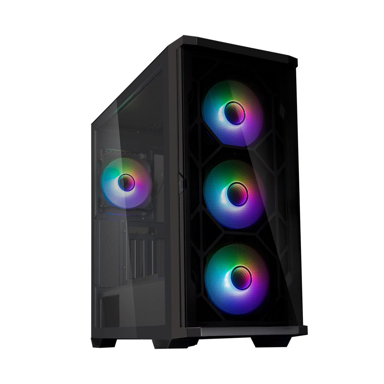 ZALMAN Kućište Z10 Duo Midi Tower, 3x 120 mm ventilator, crna