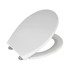 WENKO Bijelo WC sjedalo s lakim zatvaranjem Samos, 44.5 x 37.5 cm
