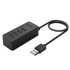 ORICO HUB W5P-U2-030 4× USB-A 2.0 (30 cm), crni
