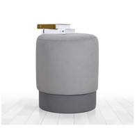 ARTIE Sivi tabure Ropp