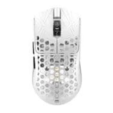 ARBITER STUDIO Gaming miš x TENKO AKITSU Medium, bežični, PixArt 3950, 8K Polling Rate, 40 g, bijela
