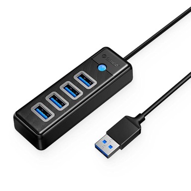 ORICO HUB adapter PW4U-U3 USB – 4× USB 3.0, crni