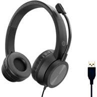 CONCEPTRONIC Slušalice POLONA05B, žičane, USB-A, s mikrofonom, crne