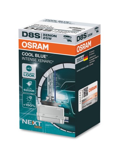 OSRAM Žarulja Xenarc Cool Blue Intense NEXT, do 150% više svjetla, do 45% bjelije, 6200K