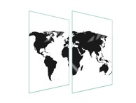 TMK Staklena zaštita za štednjak ili ploču za kuhanje iz dva dijela 35x52, kartica
