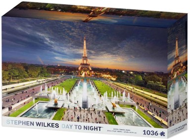 STEPHEN WILKES Puzzle Day to Night Eiffelov toranj, Pariz, 1036 dijelova, 70x50 cm