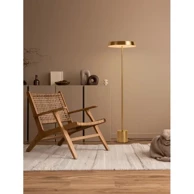 NOVA LUCE Vetro stajaća lampa led/3000k/33w/2666lm/zlatno-crna nl9223420