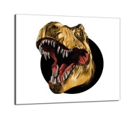 TMK Staklena zaštita za štednjak ili ploču za kuhanje 60x52, dinosaur