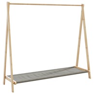 Stalak za odjeću s policama 106x34x102 cm od bambusa