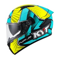 KYT NF-R kaciga xavi fores replica 2021, matt yellow green