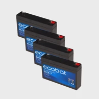 ECOBAT AGM baterija 6V 7Ah, VRLA, bez održavanja (4 kom)